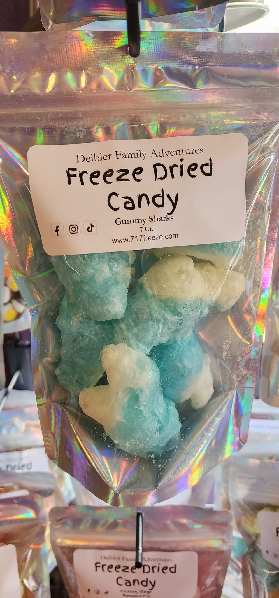 Freeze Dried Gummy Sharks